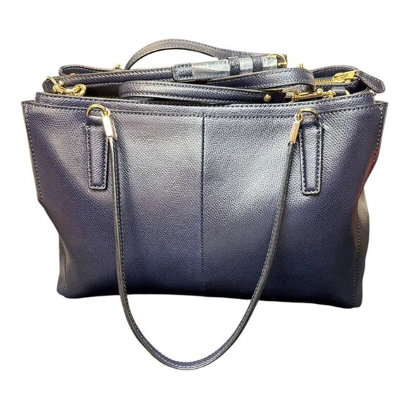 Coach Christie Carryall Navy Blue F34672 Purse, Handbag, Shoulder bag - Picture 3 of 7